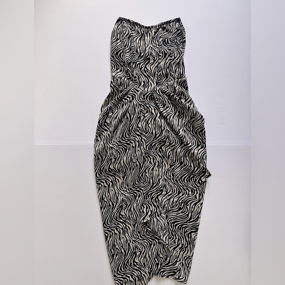 Zebra print Corset Dress